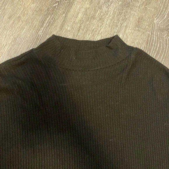 Garage Black Ribbed Knit Top - Picture 4 of 5